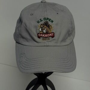 U.S. Open Oakmont 2016 Hat USGA Member Adjustable Gray Golf Cap